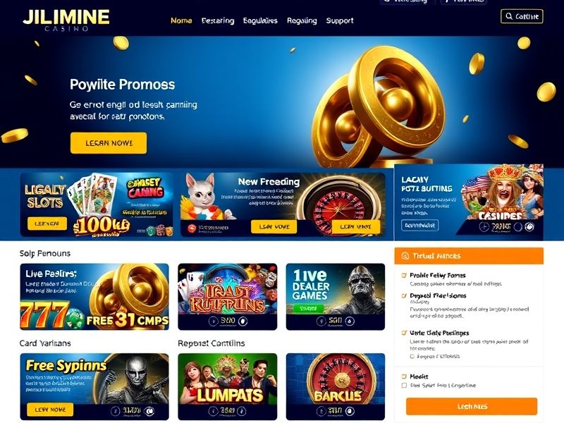 Welcome to Jilimine, your premier online gambling destination offering a wide range of casino games, sports betting, poker, and exclusive bonuses. Join now and experience secure, professional-level entertainment tailored for all players.